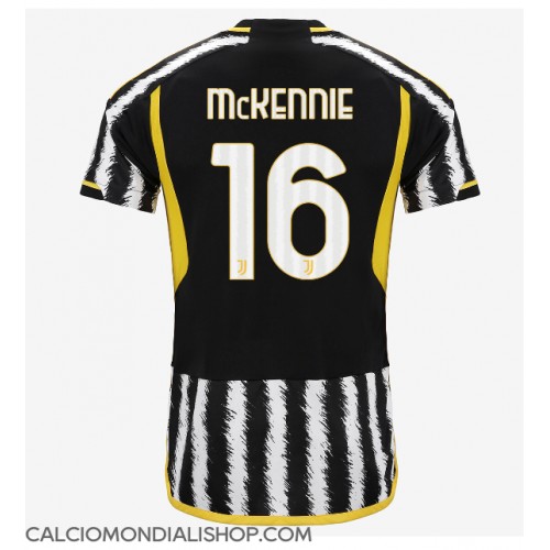 Maglie da calcio Juventus Weston McKennie #16 Prima Maglia 2023-24 Manica Corta